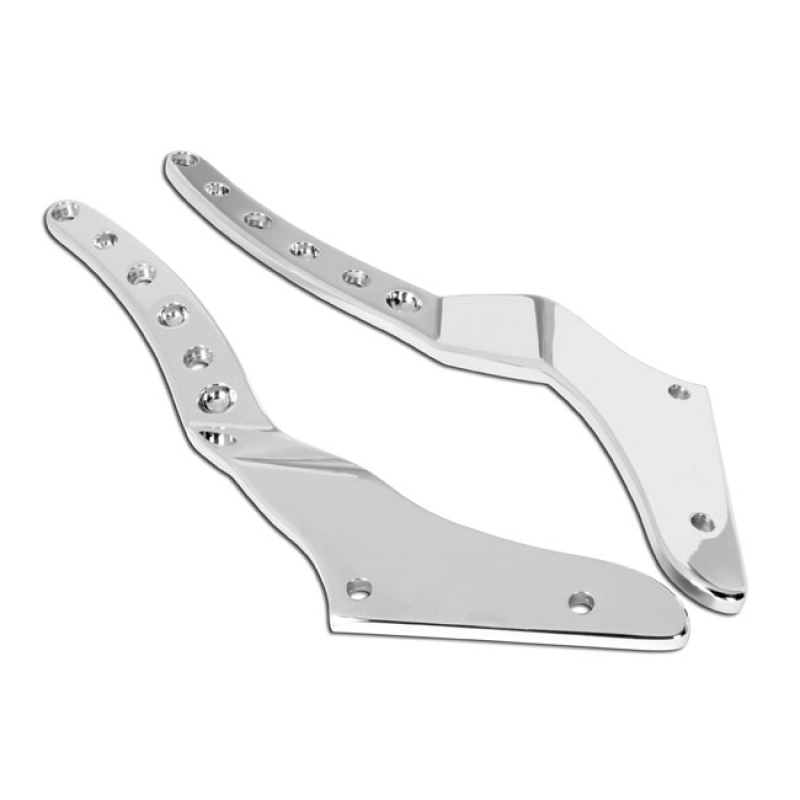 ROLAND SANDS DESIGN, TRACKER FENDER STRUTS. CHROME 589109