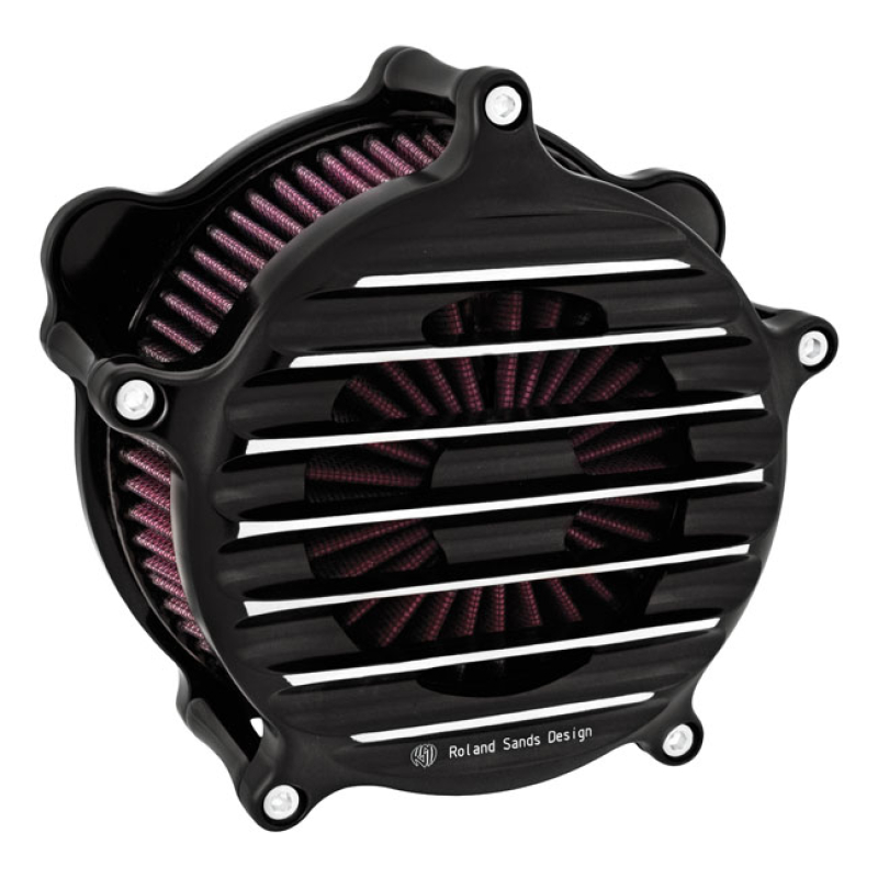 RSD, ''VENTURI'' AIR CLEANER KIT, NOSTALGIA. BLACK CC 589549