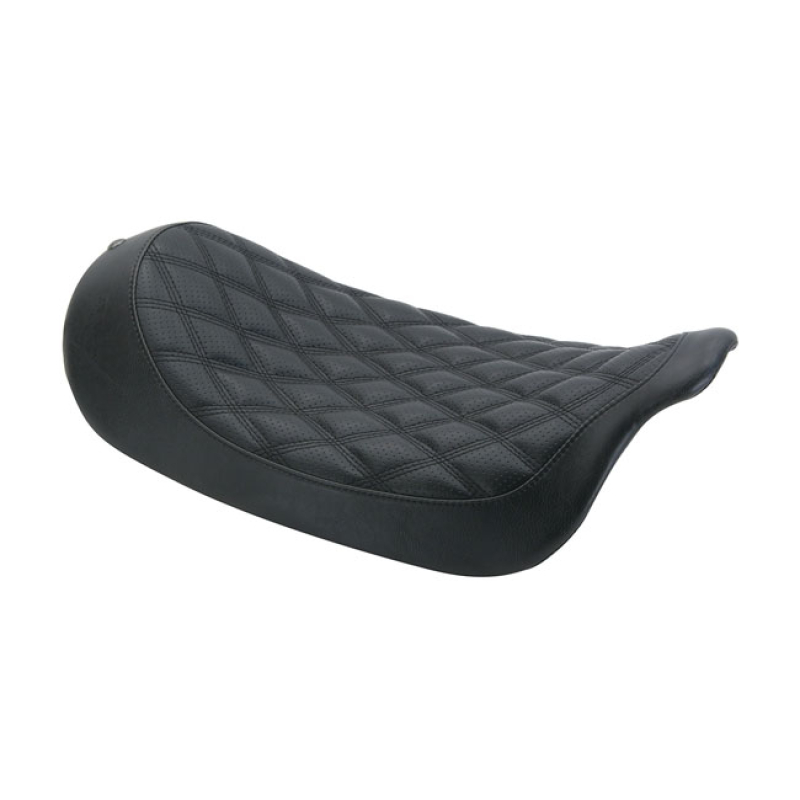 ROLAND SANDS DESIGN, BOSS SOLO SEAT. BLACK TRIPLE DIAMOND STITCHED DES 589641