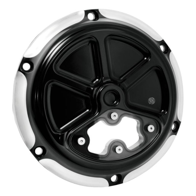 RSD, CLARITY DERBY COVER. BLACK CC BLACK ANODIZED CONTRAST CUT ALUMINU 589655