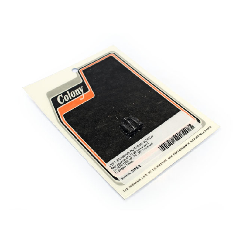 COLONY, LEFT BEARING BUSHING SCREW SET ZINC PLATED. REPRODUCTION OF OE 590105