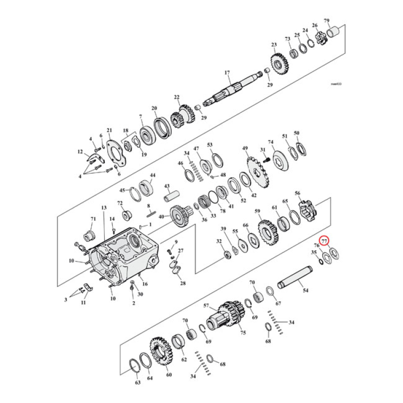 END PLATE, COUNTERSHAFT 590207