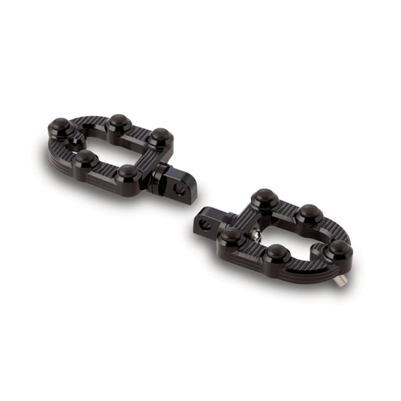 ARLEN NESS, MX FOOT PEGS. BLACK BLACK ANODIZED FINISH. CNC MACHINED BI 590413