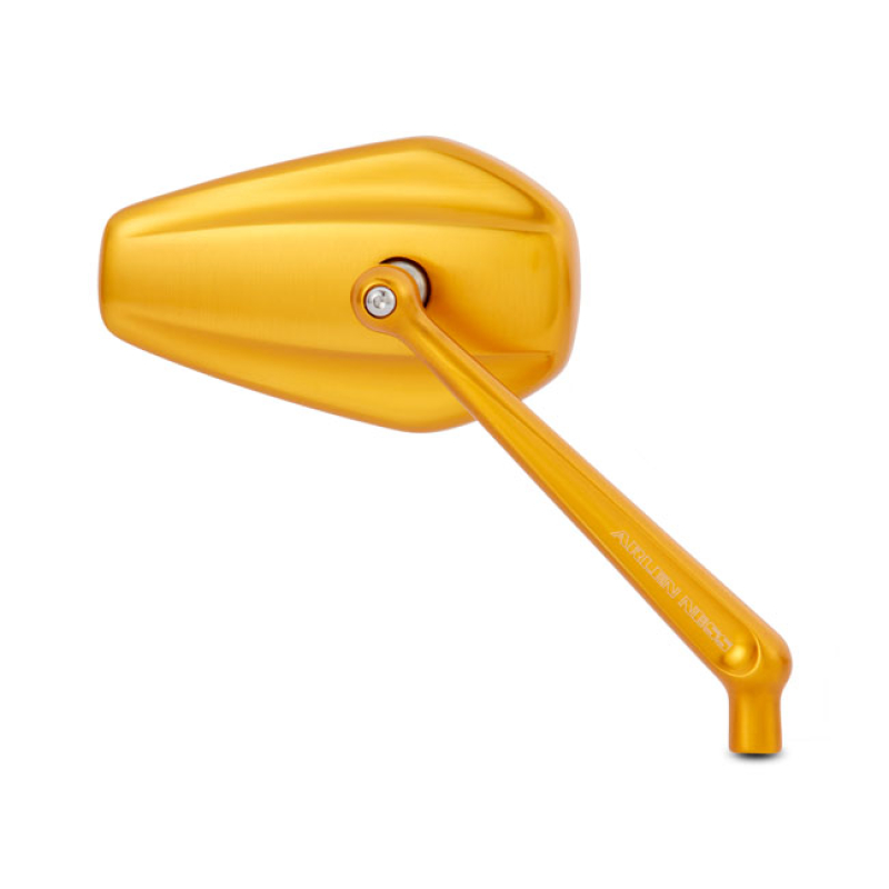 ARLEN NESS, MINI STOCKER BILLET MIRROR RIGHT GOLD GOLD ANODIZED. BILLE 590434
