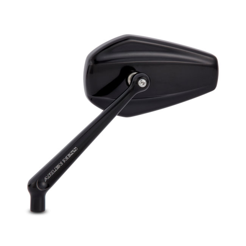 ARLEN NESS, MINI STOCKER BILLET MIRROR LEFT BLACK BLACK ANODIZED. BILL 590435