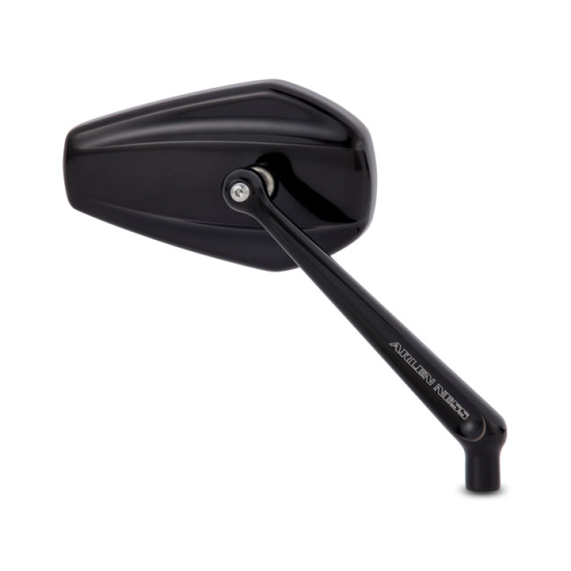 ARLEN NESS, MINI STOCKER BILLET MIRROR RIGHT BLACK BLACK ANODIZED. BIL 590438