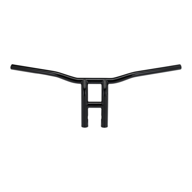 BILTWELL TYSON XL PULLBACK HANDLEBAR 10" BLACK SLOTTED 590799