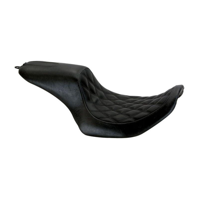 ROLAND SANDS DESIGN, 2-UP BOSS SEAT. BLACK TRIPLE DIAMOND STITCHED DES 591026