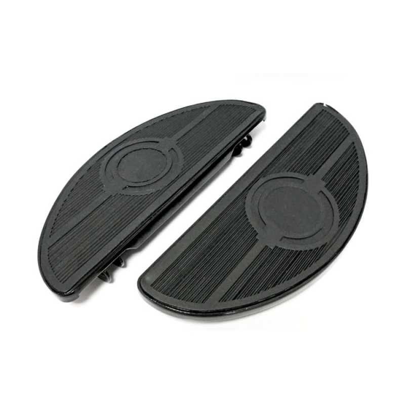 OVAL EARLY STYLE FLOORBOARDS. SOLID. BLACK BLACK. SOLID MOUNT, WITHOUT 592627