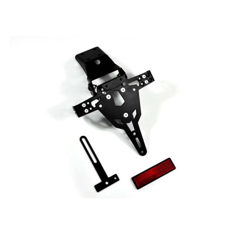 ZIEGER LICENSE PLATE BRACKET PRO BLACK BLACK POWDER COATED LICENSE PLA 593210