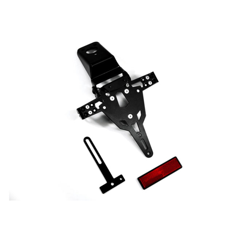 ZIEGER LICENSE PLATE BRACKET PRO BLACK BLACK POWDER COATED LICENSE PLA 593211