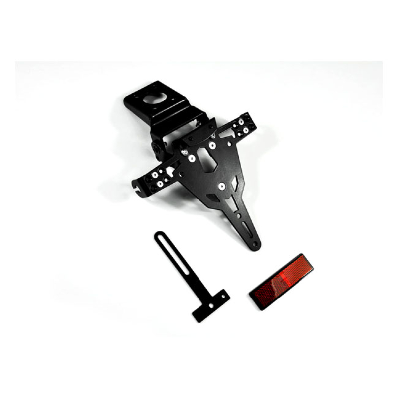 ZIEGER LICENSE PLATE BRACKET PRO BLACK BLACK POWDER COATED LICENSE PLA 593213
