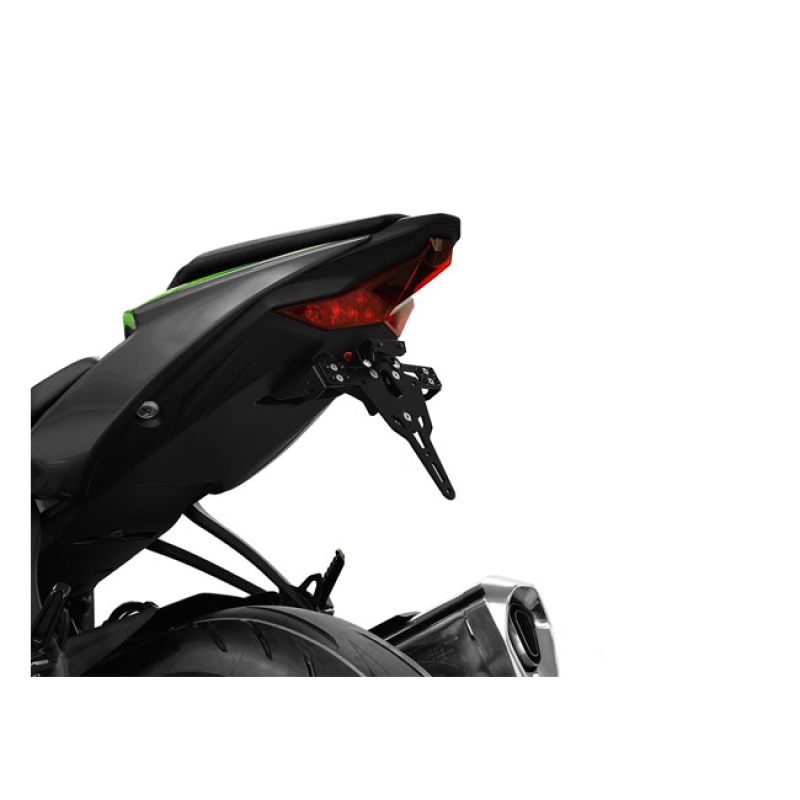 ZIEGER LICENSE PLATE BRACKET PRO BLACK BLACK POWDER COATED LICENSE PLA 593227