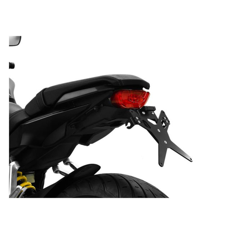 ZIEGER LICENSE PLATE BRACKET X-LINE BLACK BLACK POWDER COATED LICENSE 593437