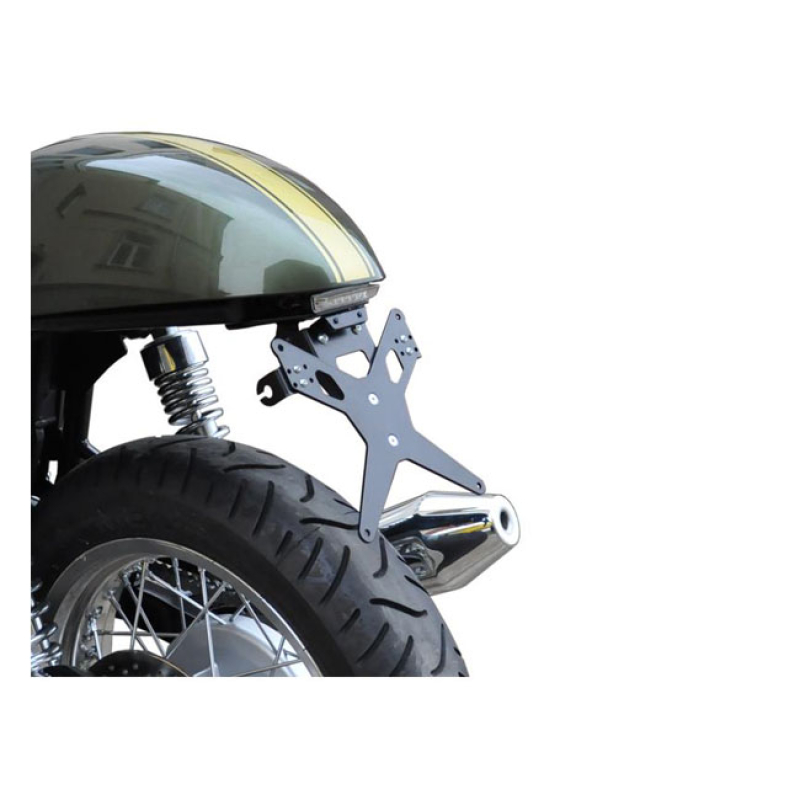 ZIEGER LICENSE PLATE BRACKET X-LINE BLACK BLACK POWDER COATED LICENSE 593499