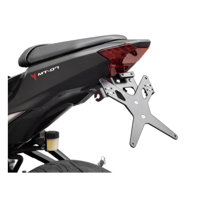 ZIEGER LICENSE PLATE BRACKET X-LINE BLACK BLACK POWDER COATED LICENSE 593502