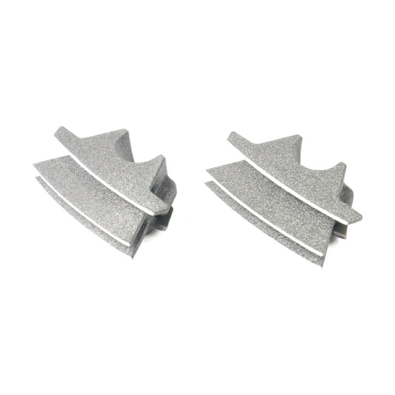 HEAD BOLT BRIDGE COVER SET. FINNED, SILVER GRANITE ALUMINUM CONSTRUCTI 597404