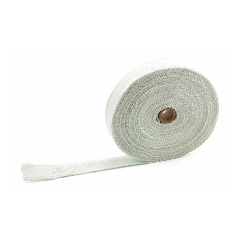 EXHAUST INSULATING WRAP. 1" WIDE WHITE FIBERGLASS EXHAUST WRAP SOLD IN 597521