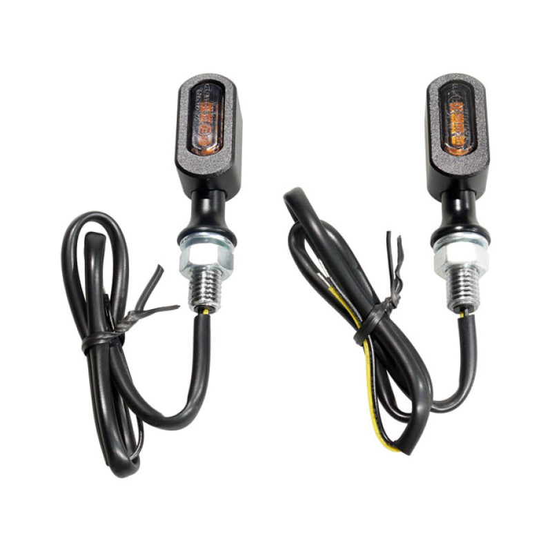 FASTLINE, LED TURN SIGNAL+POSITION LIGHT. BLACK, SMOKE LENS MINI TURN 597584