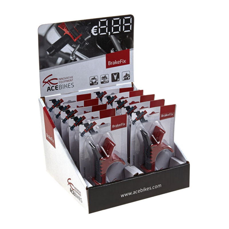 ACEBIKES, BRAKEFIX COUNTER DISPLAY WITH 10 PIECES OF BRAKEFIX, AS AN A 598127