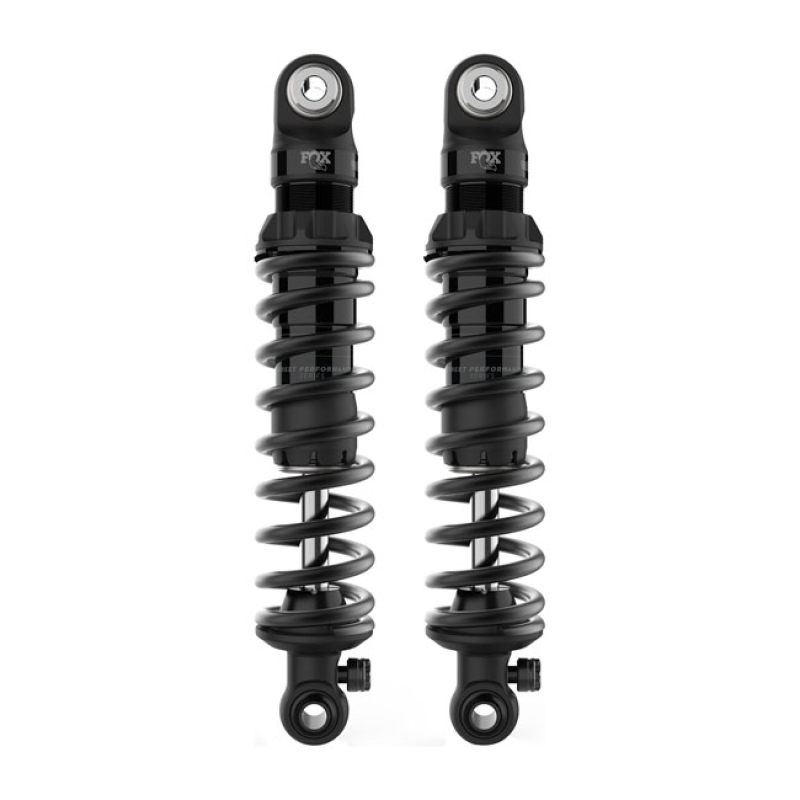 FOX IFP SHOCKS 12", BLACK 12" STANDARD HEIGHT. STANDARD SPRINGS. MATTE 599068