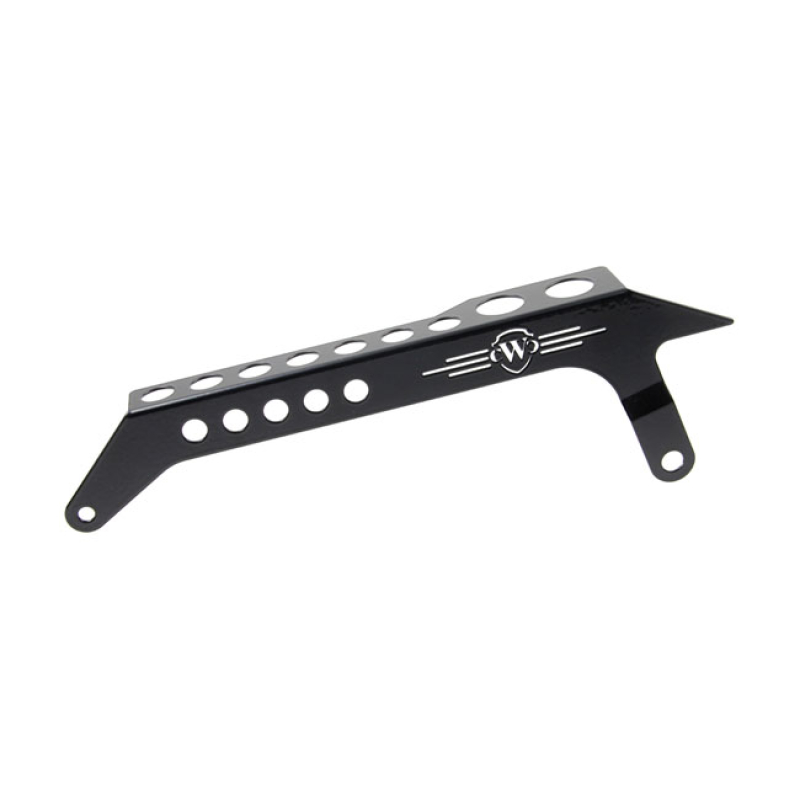 CULT-WERK, UPPER BELT GUARD. BLACK BLACK POWDER COATED STEEL. WITH MIL 599103