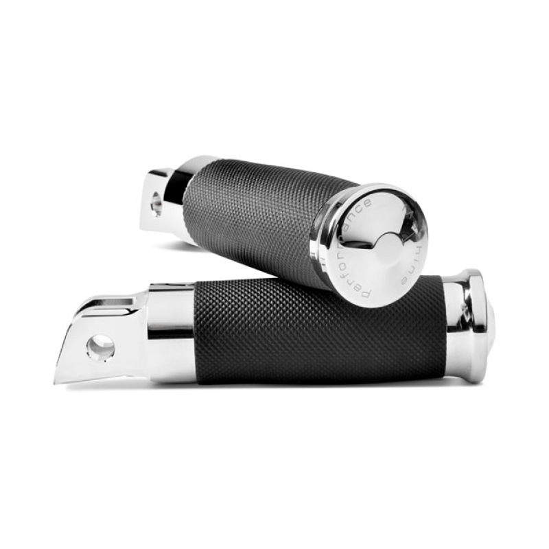 PERFORMANCE MACHINE, CONTOUR RIDER FOOTPEGS. CHROME CHROME. BILLET ALU 599208