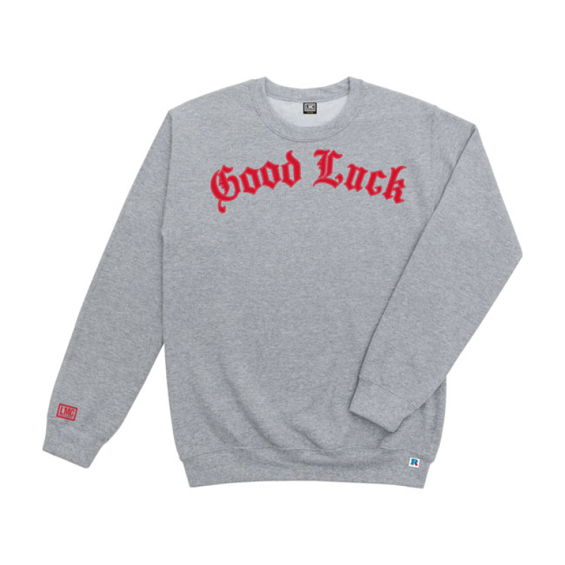 LOSER MACHINE LUCKY DEVIL HOODIE HEATHER GREY 599305