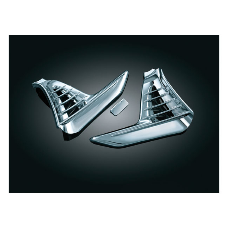KURYAKYN LOUVERED BATTERY BOX COVERS CHROME 8080418
