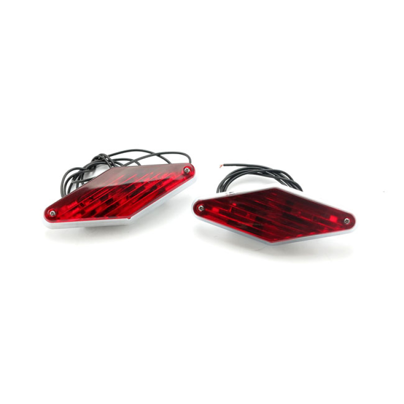 KURYAKYN DIAMOND LIGHTS COVER, WITH RED LENS 8080879