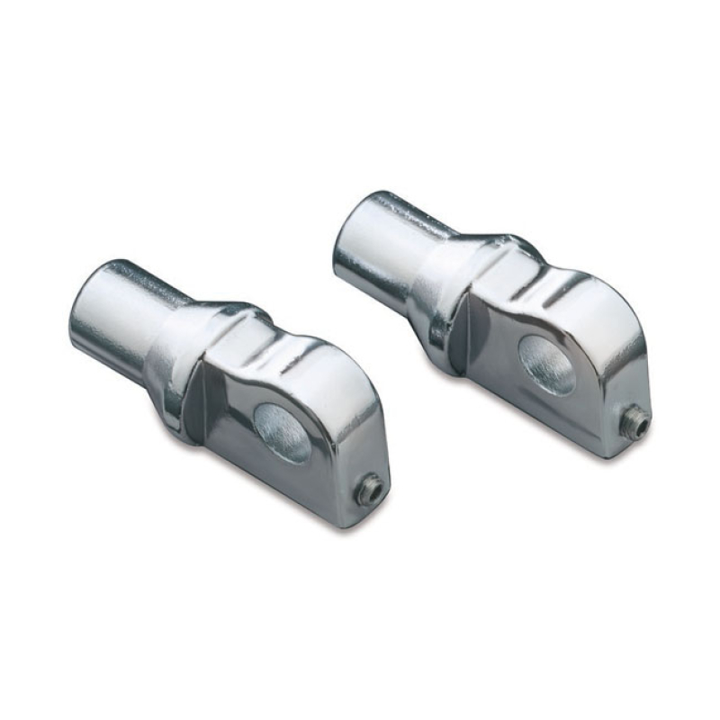 KURYAKYN, TAPERED FOOTPEG ADAPTER CHROME CHROME; FRONT/REAR; ADJUSTABL 8080892