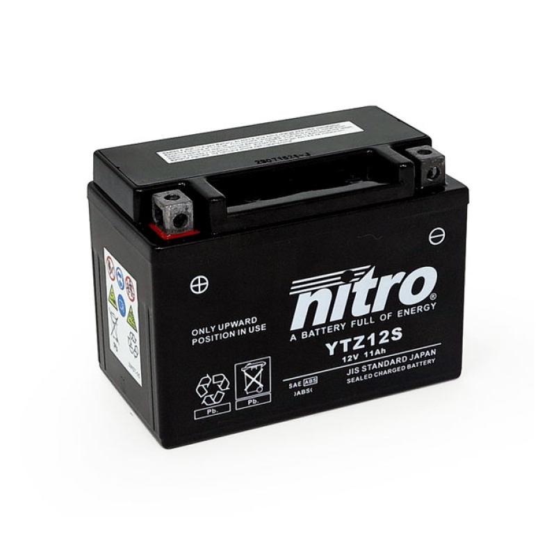 NITRO SEALED YTZ12S AGM BATTERY THIS GEL BATTERY WITH AGM (ABSORBED GL 8110462