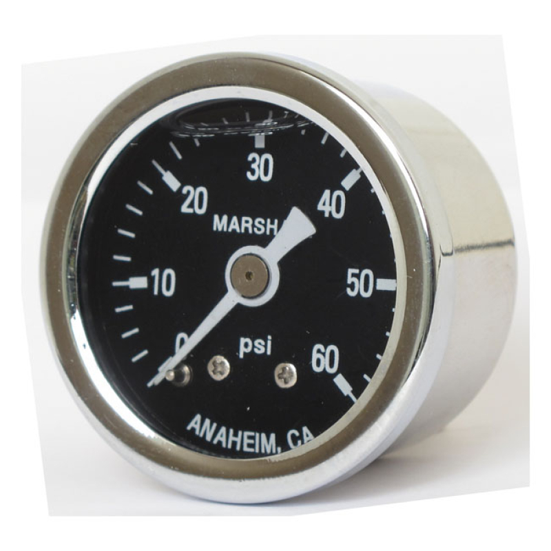 MARSHALL OIL PRESSURE GAUGE 0-60 PSI 900826