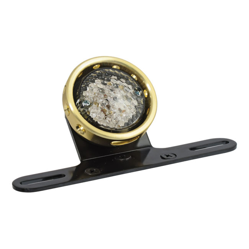 BEEBOB, BOBBER STYLE TAILLAMP, BRASS 900931