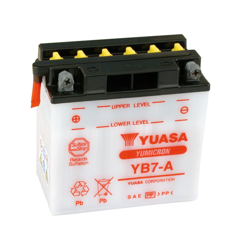 YUASA, YUMICRON 12V LEAD-ACID BATTERY. 7AH 901033