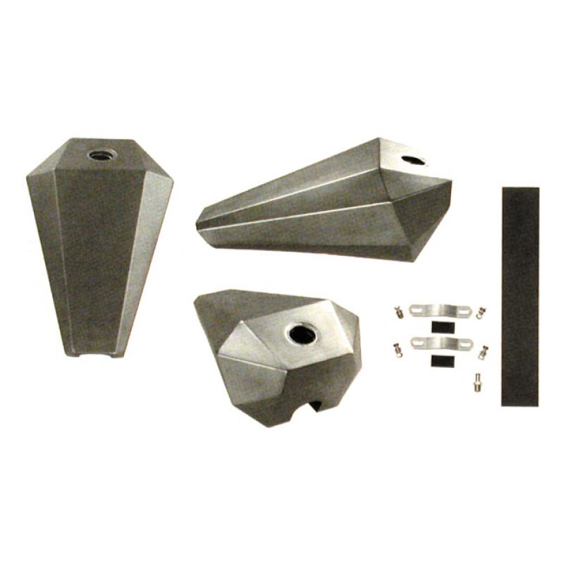 PAUGHCO, COFFIN GAS TANK 2.5 GALLON, LOW TUNNEL 902193