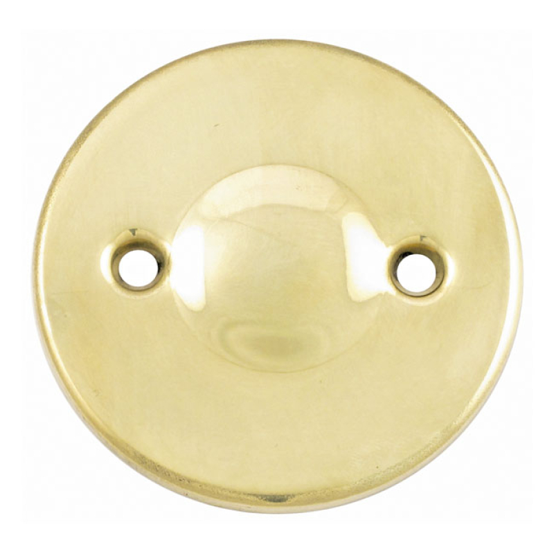 PAUGHCO, INSPECTION COVER SOLID BRASS, POLISHED, DIMPLE STYLE, USED WI 902937