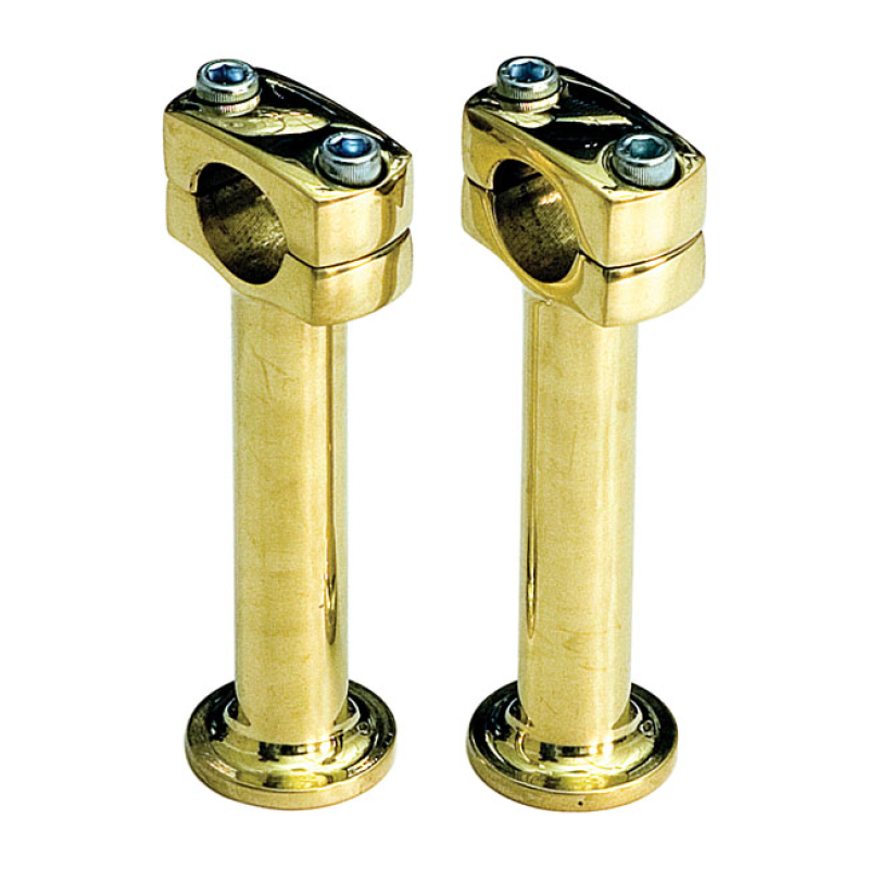 PAUGHCO, BRASS GLIDE STYLE RISERS 5" POST STYLE, NO OFFSET 902938
