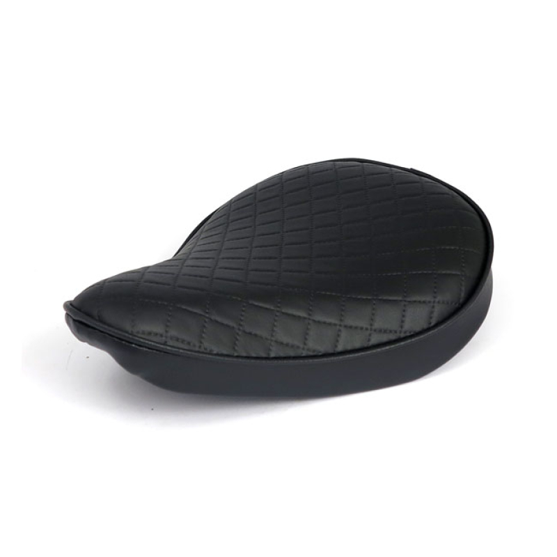 FITZZ, CUSTOM SOLO SEAT. BLACK DIAMOND. SMALL. 6CM THICK BLACK VINYL W 903238