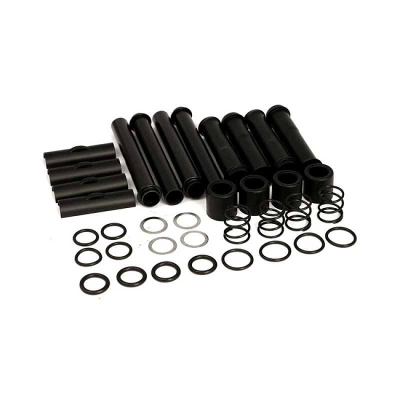 COMPLETE TWIN CAM PUSHROD COVER KIT. BLACK 904102