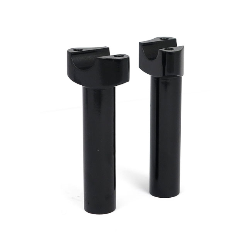 FORGED ALUMINUM RISERS STRAIGHT, 5-1/2" RISE. BLACK 904404