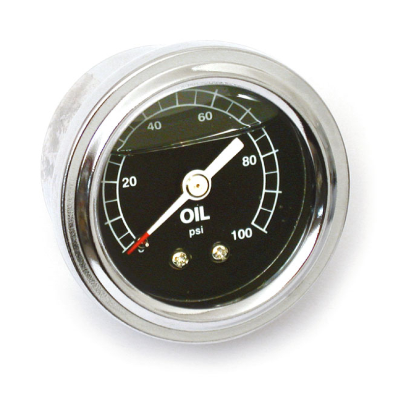 OIL PRESSURE GAUGE, LIQUID FILLED 100PSI 904449