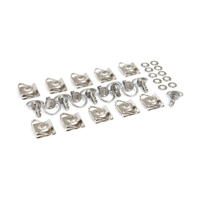 M6 QUICK-LOCK FASTENER SET SILVER UNIVERSAL USE FOR QUICK MOUNT AND DE 904738