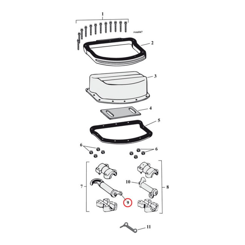 ROCKER ARM, REAR EXH / FRONT INT 904875