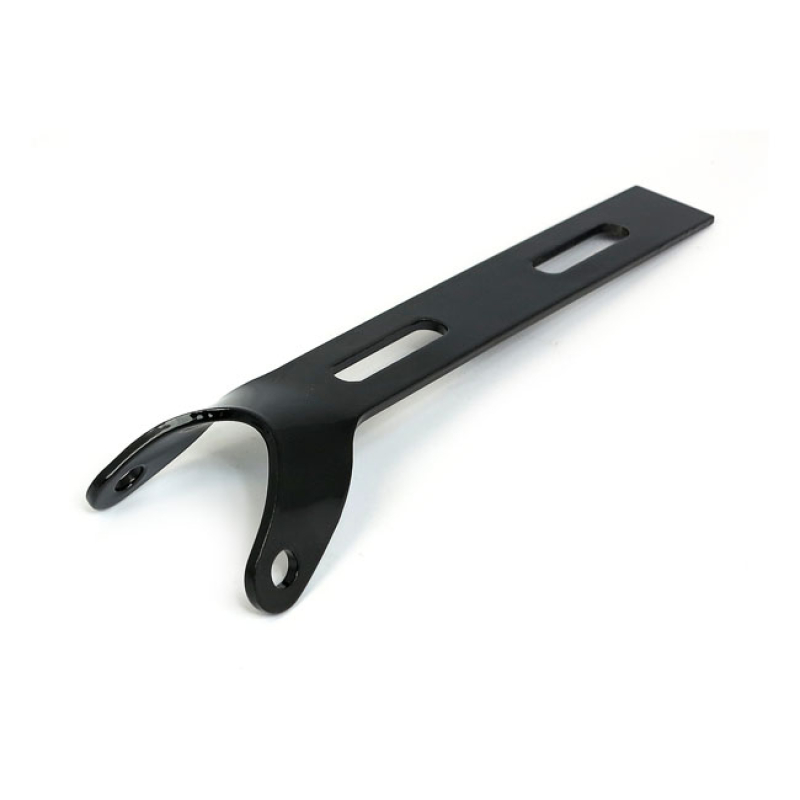 UNIVERSAL SOLO SEAT HINGE, ROUND MOUNT. BLACK GLOSS BLACK. WITH SLOTTE 904883