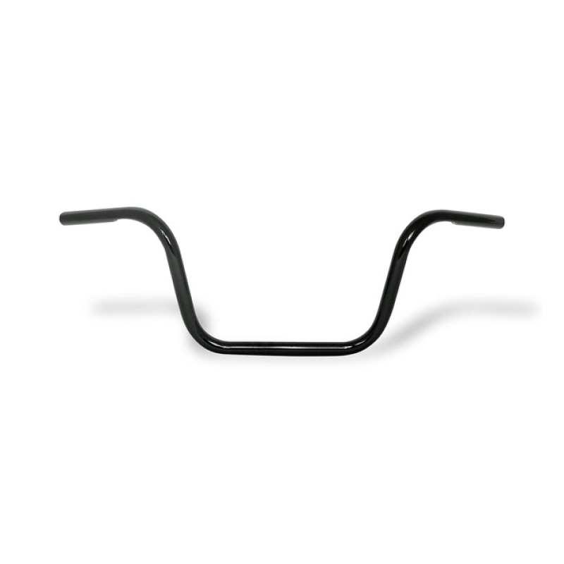 APEHANGER HANDLEBAR, 10" RISE, 1" BLACK BLACK FINISHED STEEL. DIMPLED. 905228