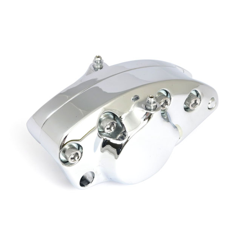 BANANA CALIPER ASSEMBLY, DUAL PISTON CHROME SMOOTH, DUAL PISTON 905235
