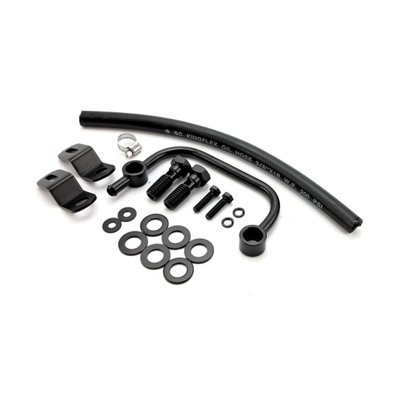 AIR CLEANER BREATHER KIT. BLACK WITH 1/2"-13 THREADED BREATHER BOLTS. 905448