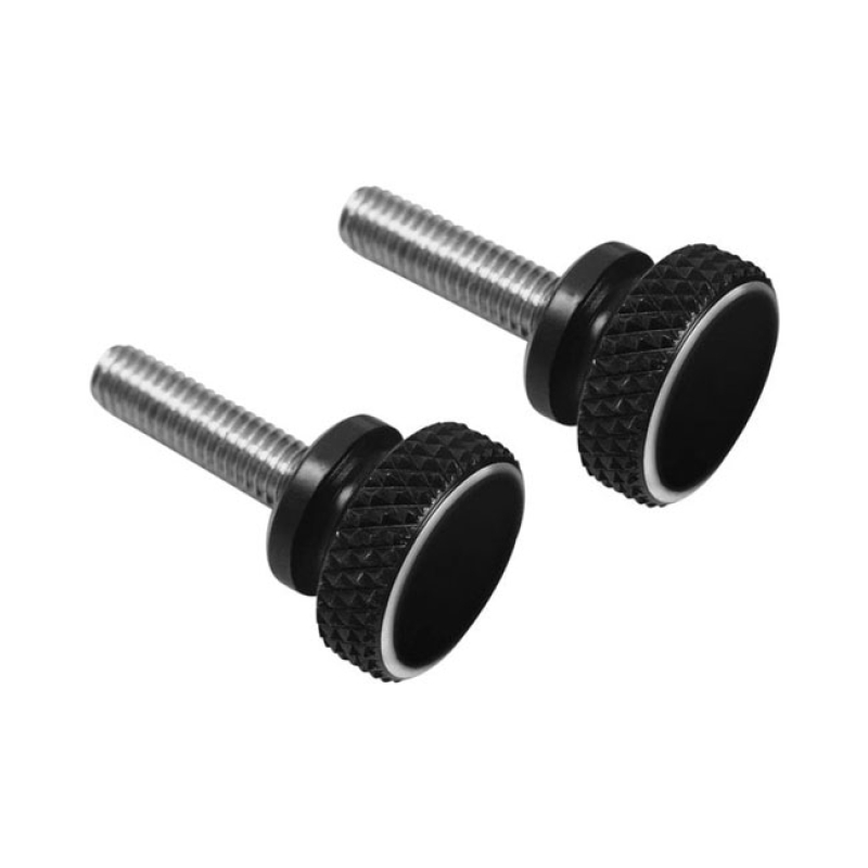 MOTONE, QUICK RELEASE THRUXTON SEAT COWL BOLTS. BLACK THESE SEAT BOLTS 905907