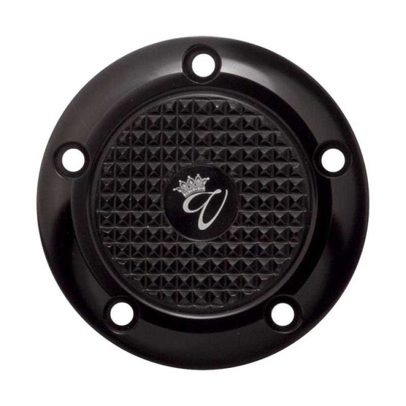 VITY'S DESIGN, DIAMOND POINT COVER. BLACK GLOSS BLACK ANODIZED FINISH. 906289